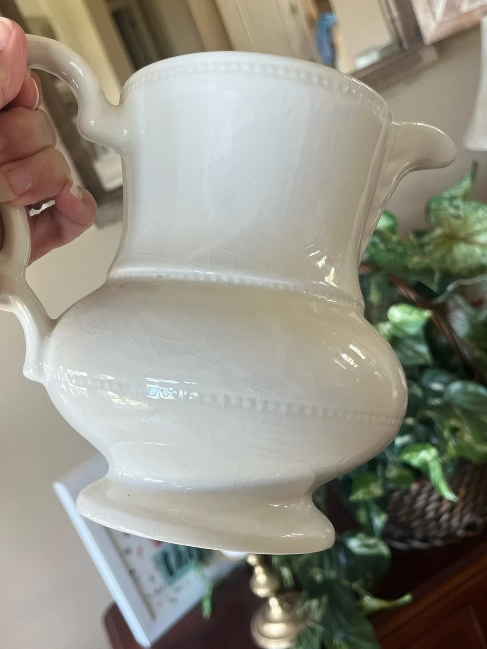 Cuthbertson Antique Classic White Pitcher